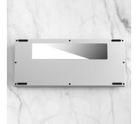 QPSJXN Étui CNC en Aluminium pour 75% Clavier de Jeu mécanique Étui de Clavier DIY Rapid Trigger(Silver White)