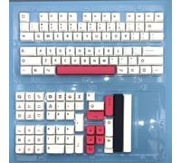 QPSJXN Fendai KeyCap XDA Profil 126 Clé Clé PBT Sublimation Clé pour l'anglais et la Russe Compatible avec 61 68 71 81 87 98 104 108 Keyboards mécaniques(Fendai US)