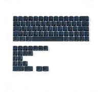 QPSJXN IMD-Tech 61/84/118 TOPOGRAPE KEYCAP Set Le Profil OEM Conception DE Shine-THAIL Accessoires de Clavier(Black 84 Keys)