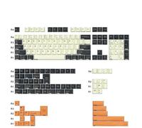 QPSJXN KBDIY 174 Retro GMK Blue Samurai PBT Keycap Double Shot Profil Compatible avec Les claviers de Jeu mécanique de Commutation MX Switch(GMK Carbon)