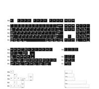 QPSJXN KBDIY 174 Retro GMK Blue Samurai PBT Keycap Double Shot Profil Compatible avec Les claviers de Jeu mécanique de Commutation MX Switch(GMK WOB)