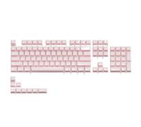 QPSJXN KEYCAPS CELOCAPS Rose translucides Impression latérale de Profil OEM pour Les claviers de Jeu mécanique MX(Pink-Side Print)