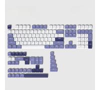 QPSJXN Keycaps PBT à Profil Bas Slim personnalisés Clavier de Jeu mécanique à Double tir 143 MX.(Light Purple-143)