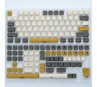 QPSJXN Koa Ocean Whale PBT Keycap Ensemble 135 claviers mécaniques MOA Disposition 7U ISO adaptée aux dispositions coréennes et Russes japonaises(Glimmer-RU)