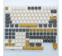 QPSJXN Koa Ocean Whale PBT Keycap Ensemble 135 claviers mécaniques MOA Disposition 7U ISO adaptée aux dispositions coréennes et Russes japonaises(Glimmer-KR)