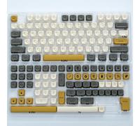 QPSJXN Koa Ocean Whale PBT Keycap Ensemble 135 claviers mécaniques MOA Disposition 7U ISO adaptée aux dispositions coréennes et Russes japonaises(Glimmer-JA)