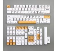 QPSJXN Mait Miel personnalisé PBT XDA Keycap Set Mechanical Keyboards MX Switch English Russie Japonais Présentation(RU)