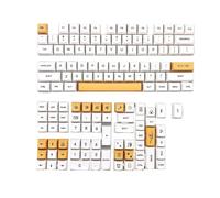 QPSJXN Mait Miel personnalisé PBT XDA Keycap Set Mechanical Keyboards MX Switch English Russie Japonais Présentation(US)