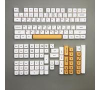 QPSJXN Mait Miel personnalisé PBT XDA Keycap Set Mechanical Keyboards MX Switch English Russie Japonais Présentation(JP)