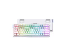 QPSJXN Mchose ace 60 Pro 68 commutateur magnétique swappable swappable RGB Clavier de Jeu Personnalisable de Jeu Personnalisable pour Les Accessoires de Joueurs PC(68 White Uranus)