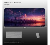 QPSJXN Mouse Pad Paysage Huile Painting Huile Paint(Oil LX0001 (1) 1)