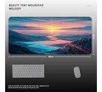 QPSJXN Mouse Pad Paysage Huile Painting Huile Paint(Oil LX0001 (15))