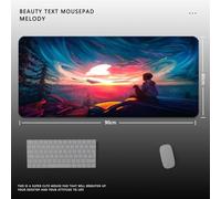 QPSJXN Mouse Pad Paysage Huile Painting Huile Paint(Oil LX0001 (3))
