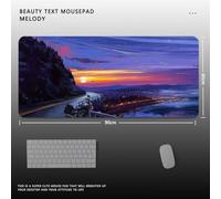 QPSJXN Mouse Pad Paysage Huile Painting Huile Paint(Oil LX0001 (5))