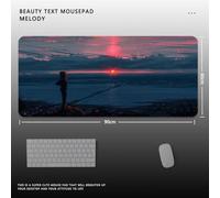 QPSJXN Mouse Pad Paysage Huile Painting Huile Paint(Oil LX0001 (9))