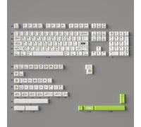 QPSJXN Personnalisée 148 Anglais Keycaps PBT Dye Subilation Profil Vert Blanc Green Mechanical Keyboards Utilisation des commutateurs MX 84/96