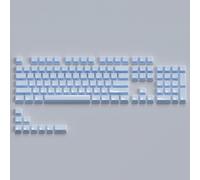 QPSJXN Translucide Rose gelée latérale imprimé Keycap Profil OEM Profil Ice Crystal pour MX Compatible 61 68 104 Keyboards mécaniques 113 Clé(Blue)