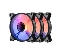 QPSJXN Ventilateur de Refroidissement RVB 120 mm 4pin PWM Argb Computer Case Fan avec Effet 3pin 5V 12cm Ventilador pour PCS(AR12PRO 3IN1)