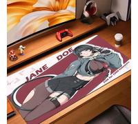 QPSJXN Zenless Zone Zero Inspiré Jane Doe Mousepad Lockedge Design Office Définition de Bureau(CS06518,800 * 300mm)