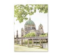 Qpswznk Impression sur Toile Château Forêt Grande Tableau Decoration Murale Prêt à Accrocher Peinture Moderne et Contemporaine Idée Cadeau Élégante et Originale 40x50cm