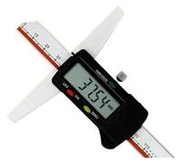 QPSYYB Pied à coulisse cadran de profondeur 0-150 200 300 mm Jauge numérique vernier Acier inoxydable,1210