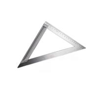 QPSYYB Règle triangulaire de 7 pouces, outil mesure en alliage d'aluminium, outils menuiserie, règle d'angle métrique, équerre vitesse, travail du bois,0420