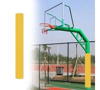 QPTGWPBZY Enveloppement de Rembourrage for Poteau de Basket-Ball - Coussin Absorbant Les Chocs for poteaux de 4 à 8 Pouces de diamètre - Tissu PU Durable et Coton(Yellow,114mm)