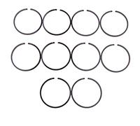 QPTGWPBZY Kits de Pistons for tronçonneuses - 10 Segments de Piston scellés for Outils de Jardin | Épaisseur: 1,2mm for Une durabilité Accrue(50X1.2mm)