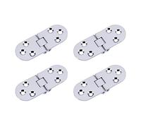 QPWYSH Charnière, 4 Jeux De Charnières De Table Pliantes en Alliage De Zinc, Charnières De Table Autoportantes, Utilisées for Les Plateaux De Table Pliants, Les Machines À Coudre, Etc.(A)