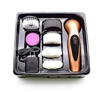 QPWZ Kit de cirage de chaussures électrique portable - Nettoyeur de poussière, lave-chaussures pour chaussures en cuir