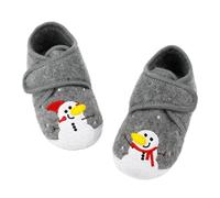 qpyysz Pantoufles pour enfants garçons et filles - Chaussures pieds nus - Licorne - Dinosaure - Chaussons d'hiver - Respirants et antidérapants, Bonhomme de neige, 27 EU Large