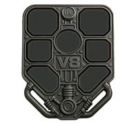 Qpz666 Plateau de service pour aliments cuits et fruits, design de compartiment pour homme et amateur de moteurs (C) Qpz666 (kaki, 30 cm)