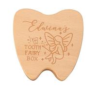 Qpz742 Mémoire pour dents de bébé Fait à la main 12 x 12 x 3,5 cm