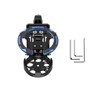 Qpz778 Porte-gobelet en alliage d'aluminium avec base rotative à 360° pour ranger les boissons en toute sécurité Bleu Taille unique