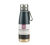 Qpz879 Bouilloire d'extérieur en acier inoxydable 304 avec isolation complète en acier inoxydable 304 (noir, C)