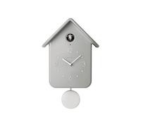 'QQ' HORLOGE À COUCOU AVEC PENDULE "HOME" Light Grey