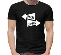 QQ2esUer Clowns to The LeftJokers to The Right Mens T-Shirt - Stuck in The Middle -Song