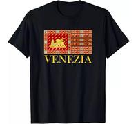 QQ2esUer Limited Venice Italy Flag Venezia Italia Banner Lion of Saint Mark T-Shirt