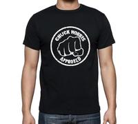 QQ2esUer Men's Graphic T-Shirt Chuck Norris Approved Eco-Friendly Limited Edition