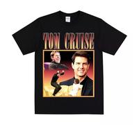 QQ2esUer Tom Cruise Shirt for Movie Fans Vintage 90s Tom Cruise T-Shirt for Men & Women
