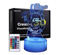 QQAAMZ Anime Lampe 3d Led Veilleuse 16 Couleurs Usb Tactile Télécommande Lumière Monstre Comédie Grill Lampe De Table Pour Amis Cadeau D'anniversaire