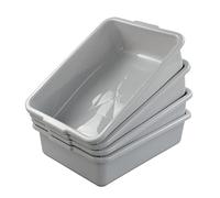 Qqbine Bassine à Vaisselle en Plastique 8 L, Lavabos en Plastique, Lot de 4