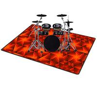 QQDD Tapis de Batterie Tapis de Tambour antidérapant Tapis Insonorisé pour Tapis Batterie électronique Grosse Caisse Batteries Caisse Claire Instruments de Musique Tapis de Sol (80CM - 200CM)