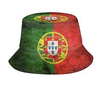 QQIAEJIA Chapeau bob Portugal Chapeau hawaïen Chapeau Seaux Chapeau Portugal Drapeau Chapeau de pêcheur pour Voyage Plage Extérieur, Portugal 01, taille unique