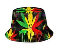 QQIAEJIA Chapeau bob rétro avec drapeau du royaume jamaïcain - Chapeau de pêcheur pour homme et femme, Drapeau de la Jamaïque 4, taille unique