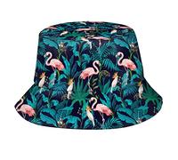 QQIAEJIA Chapeau bob tendance en forme de flamant rose - Léger et décontracté - Chapeau de pêcheur à large bord pour homme et femme, Flamant rose - d3, taille unique