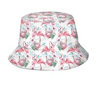 QQIAEJIA Chapeau bob tendance en forme de flamant rose - Léger et décontracté - Chapeau de pêcheur à large bord pour homme et femme, Flamant rose - d6, taille unique
