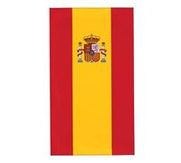 QQIAEJIA Drapeau de l'Espagne Serviettes de Plage Draps de Bain Grande Couverture de Serviette pour Femmes Hommes Couverture 27,5 x 16 Pouces