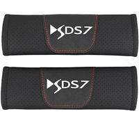 QQLADY 2 Pièces Housses Protection Ceinture Sécurité Voiture pour Citroen DS7, Rembourrage de Ceinture de Sécurité de Voiture, Doux Confort Auto Accessoires,A