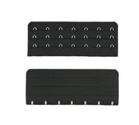 QQLADY 3 pièces 3/4/5/7/8 Crochets Extensions de Soutien-Gorge Femmes Ceinture élastique Extension Sangle Crochet Clip réglable Boucle de Ceinture Accessoires intimes